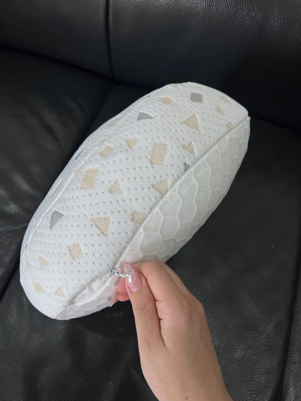 Gối bầu cánh tiên kèm gối phụ màu trắng no brand - Ảnh 3