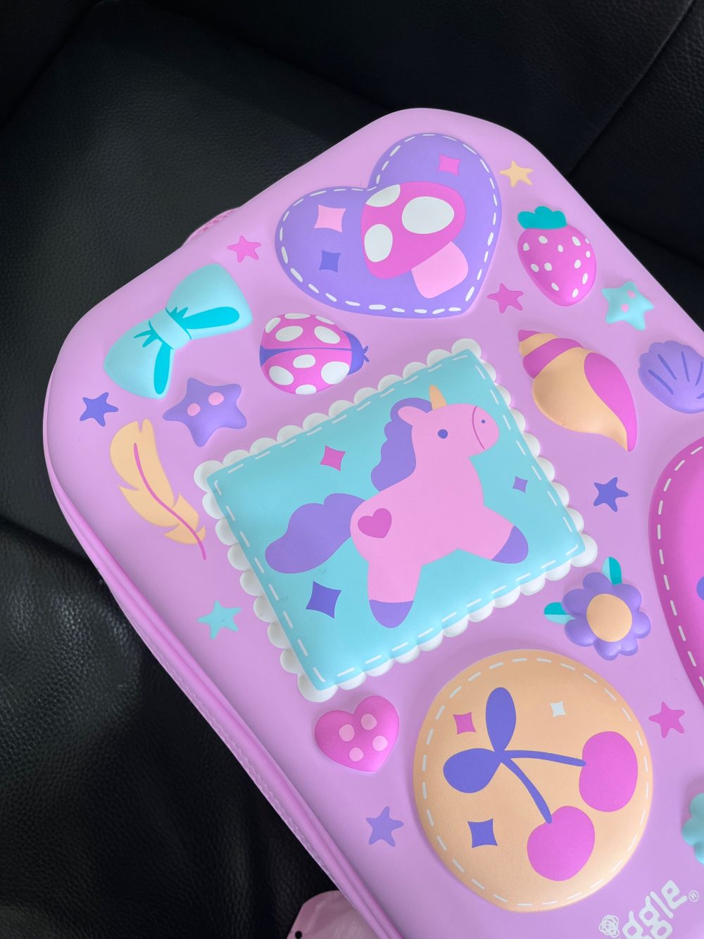 Vali Smiggle Little Journeys Tiny Hardtop màu hồng (no box) - Ảnh 13