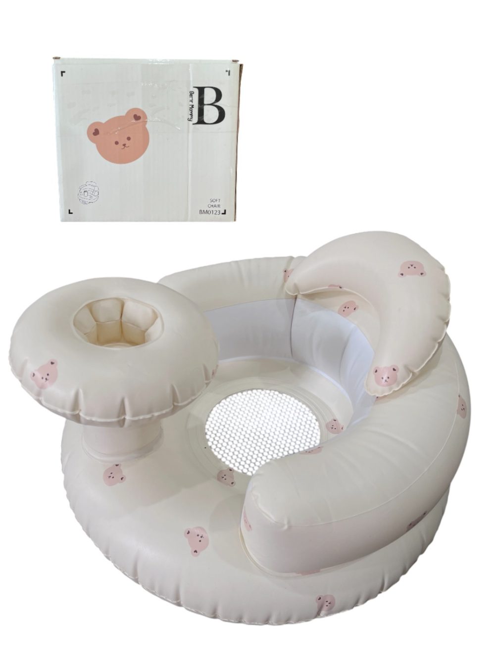 Ghế hơi tập ngồi Bear Mommy (size 3→36m) full box - Ảnh 1