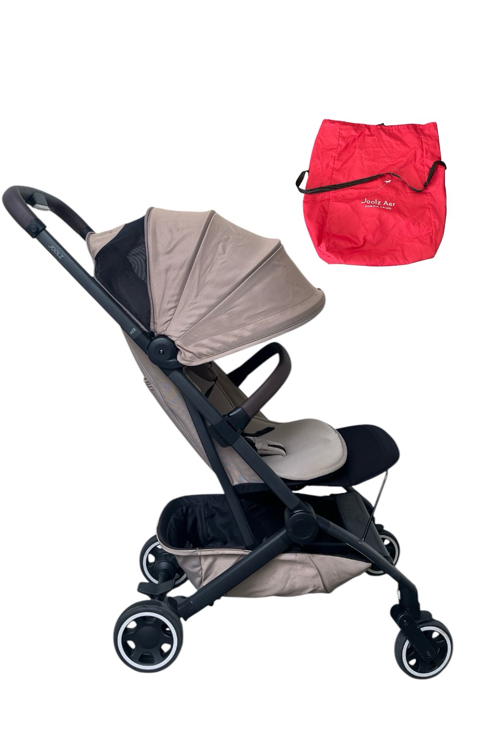 93a163e5d0974cbd93d1a91952e65a60 Xe đẩy Joolz Aer 1 màu Sandy Taupe ( size: 6m->4y, tối đa 22kg) Kèm túi đựng Joolz - Ảnh 1