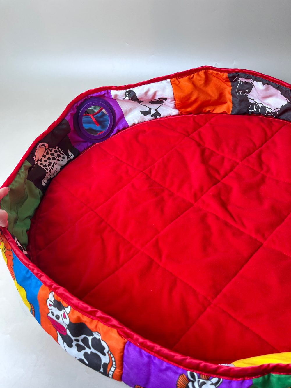 Thảm chơi Lamaze họa tiết động vật 65x55cm - Ảnh 9