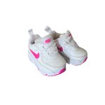 Giày Nike Air Max 90 EasyOn cho bé màu trắng hồng (size 2.5~9cm)