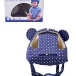 Mũ bảo hiểm cho bé tập bò, tập đi Luinodonb màu xanh (full box)