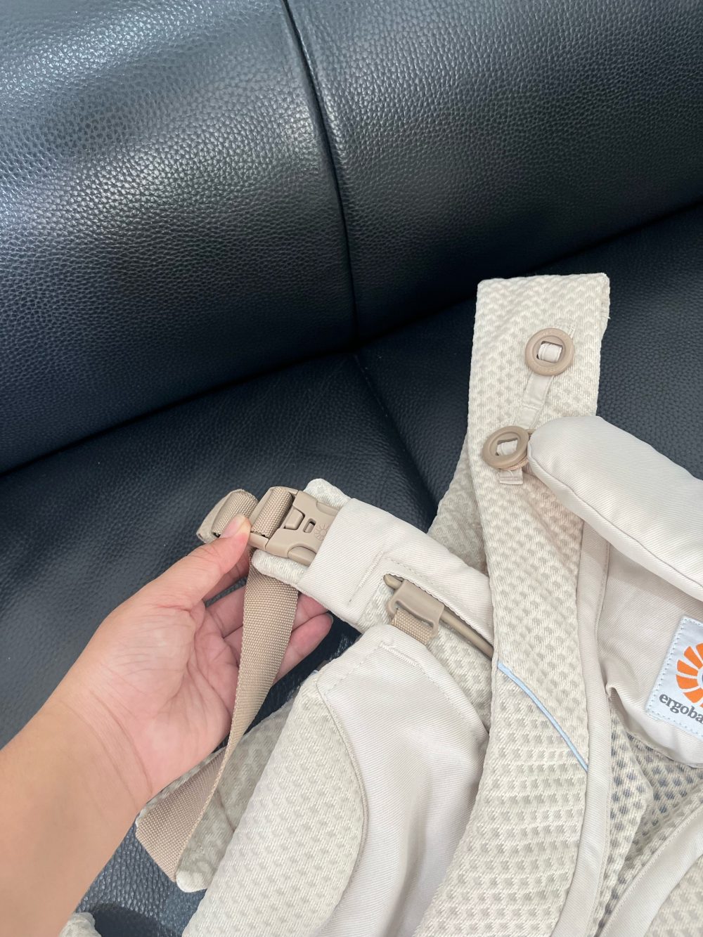 Địu Ergobaby Omni Breeze, Natural Beige( size: 3kg2→20kg~ 0→48m) - Ảnh 9