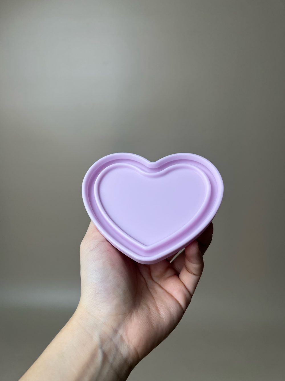 Hộp trữ đồ ăn dặm silicone Loveat hình trái tim màu tím (no box) - Ảnh 10