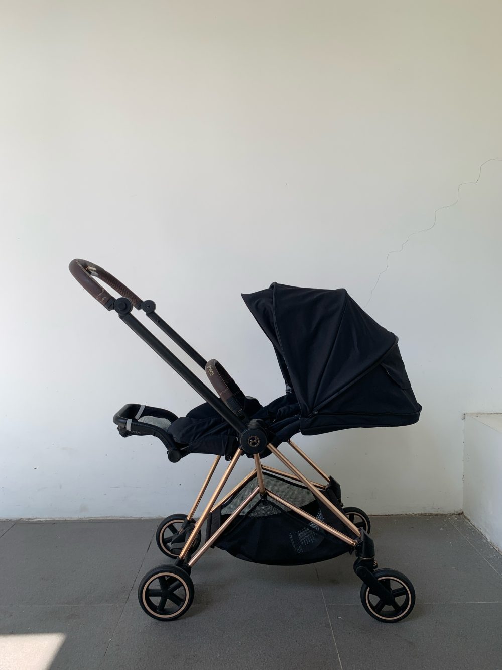 Xe đẩy Cybex Mios 2 màu xanh đen khung gold rose (sơ sinh-4y~22kg) - Ảnh 16