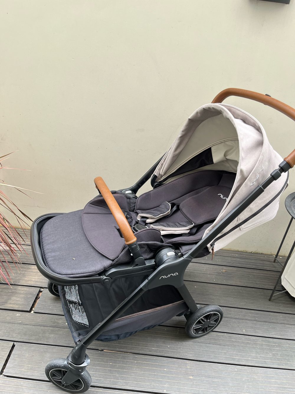 Xe đầy Nuna Triv màu xám khung đen (size: 0→ 4y, tối đa 22kg) - Ảnh 8