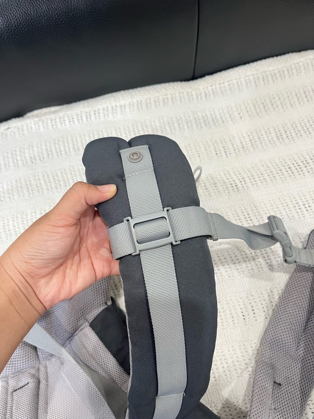 Địu Ergobaby Omni 360 Cool Air Mesh, Carbon grey ( size: 3kg2->20kg ~ 0->48m) - Ảnh 5