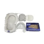 Nôi di động Rubaby màu xám kèm phụ kiện (full box)