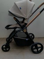 Xe đẩy Chicco Premium Mysa, Màu be ánh kim ( size: 0->4y~22kg) kèm áo mưa - Ảnh 27