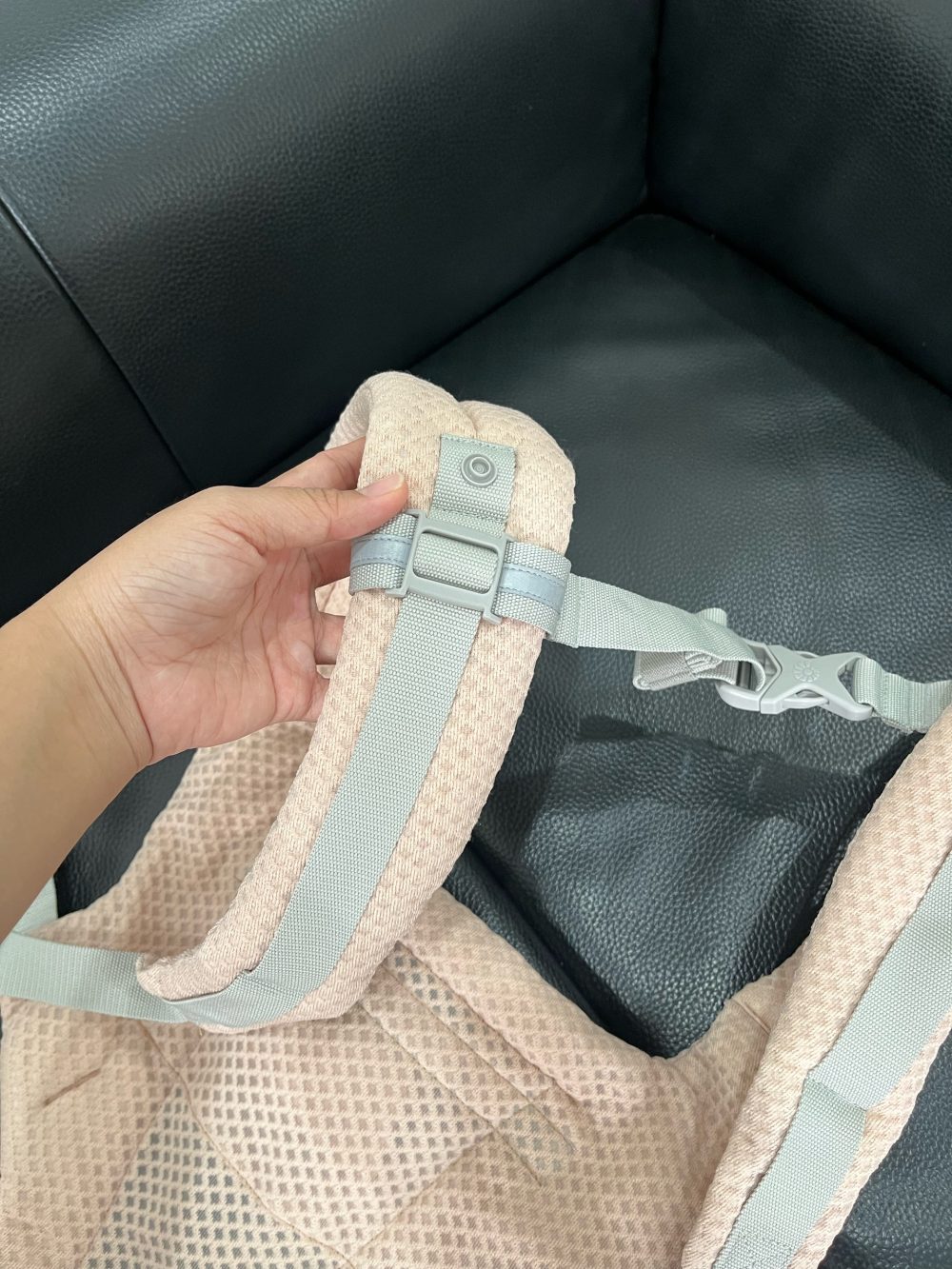 Địu Ergobaby Alta Hip Seat, Pink Quartz ( size: 5kg5->20kg ~ 4->48m) - Ảnh 7