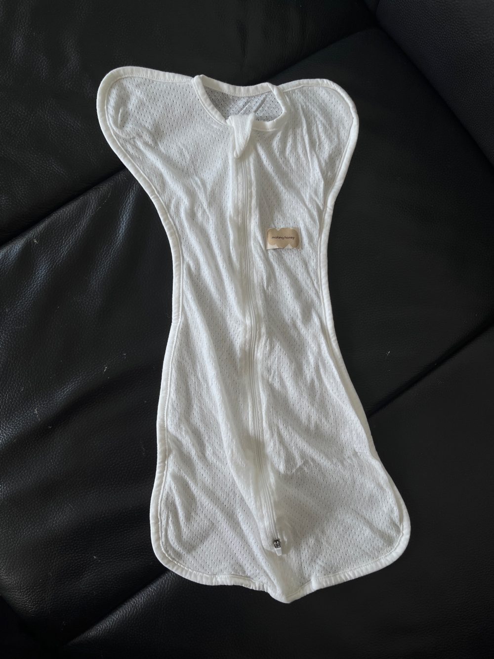 Nhộng chũn Malang Honey màu trắng may logo ngực(size M~6→9kg) - Ảnh 6