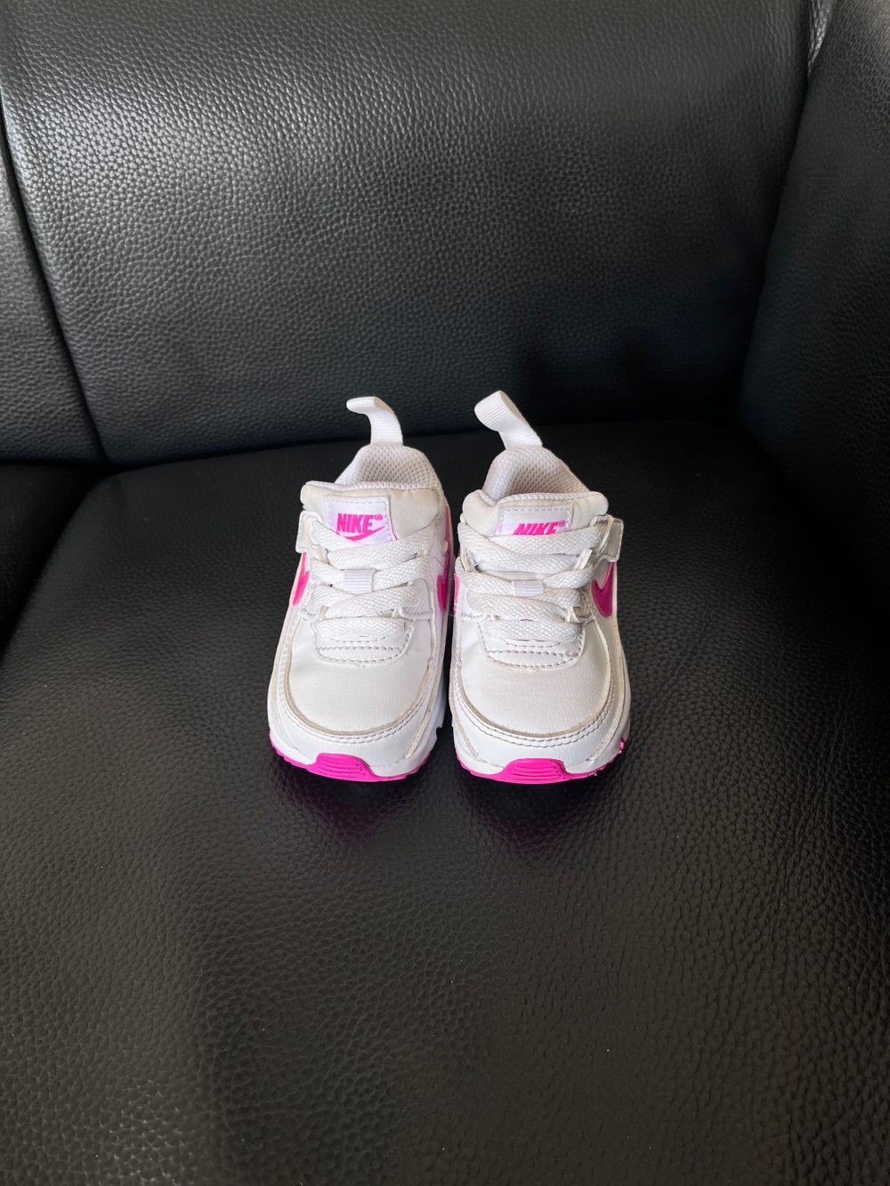 Giày Nike Air Max 90 EasyOn cho bé màu trắng hồng (size 2.5~9cm) - Ảnh 3