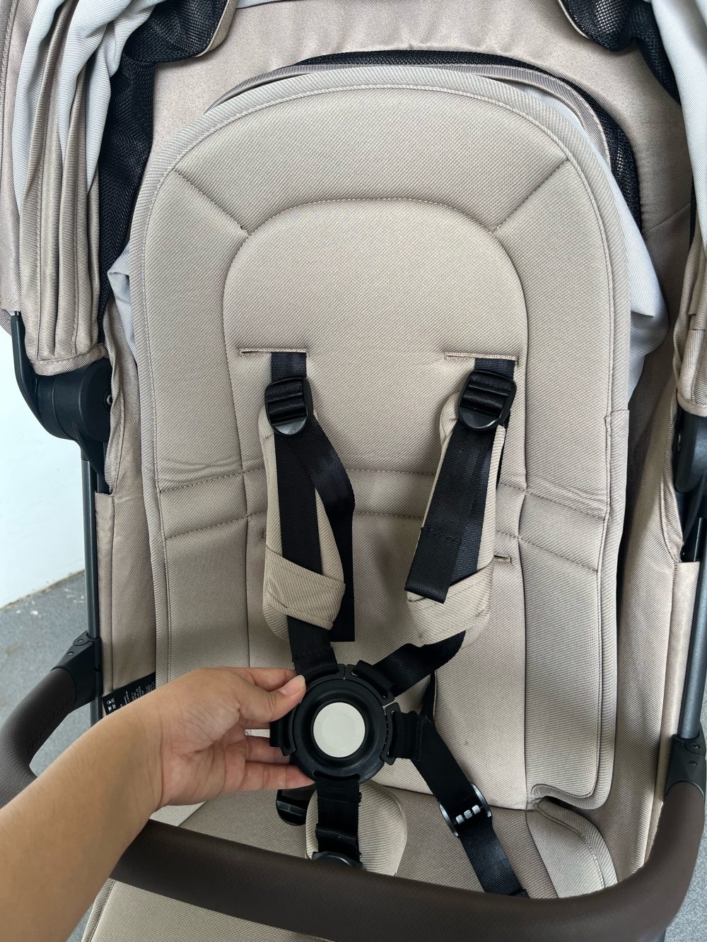 Xe đẩy Joolz Aer 1 màu Sandy Taupe ( size: 6m->4y, tối đa 22kg) Kèm túi đựng Joolz - Ảnh 17