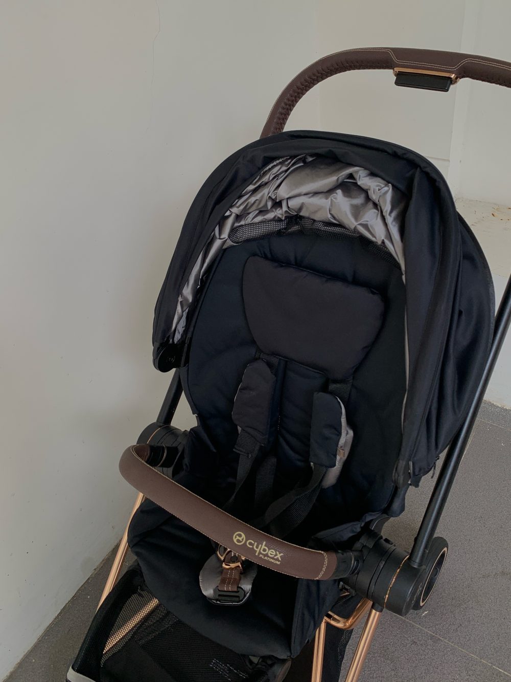 Xe đẩy Cybex Mios 2 màu xanh đen khung gold rose (sơ sinh-4y~22kg) - Ảnh 14