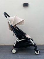 Xe đẩy Babyzen YoYo+ khung trắng màu beige ( size: 6m->22kg~4y), còn túi đựng - Ảnh 7
