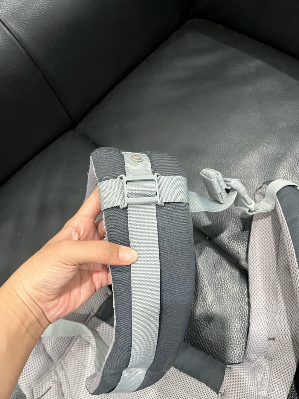 Địu Ergobaby Omni 360 Cool Air Mesh, Carbon grey ( Size: 3kg2→20kg ~ 0m → 48m) - Ảnh 3
