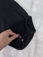 Set 3 bodysuit dài tay H&M màu xám, đen (size 1,5→2y) - Ảnh 21