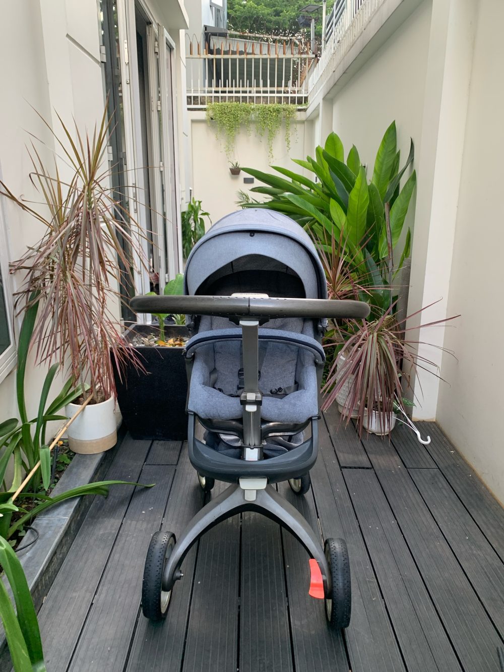 Xe đẩy Stokke Xplory màu xanh nhạt kèm màn chống muỗi (6m~36m) - Ảnh 24