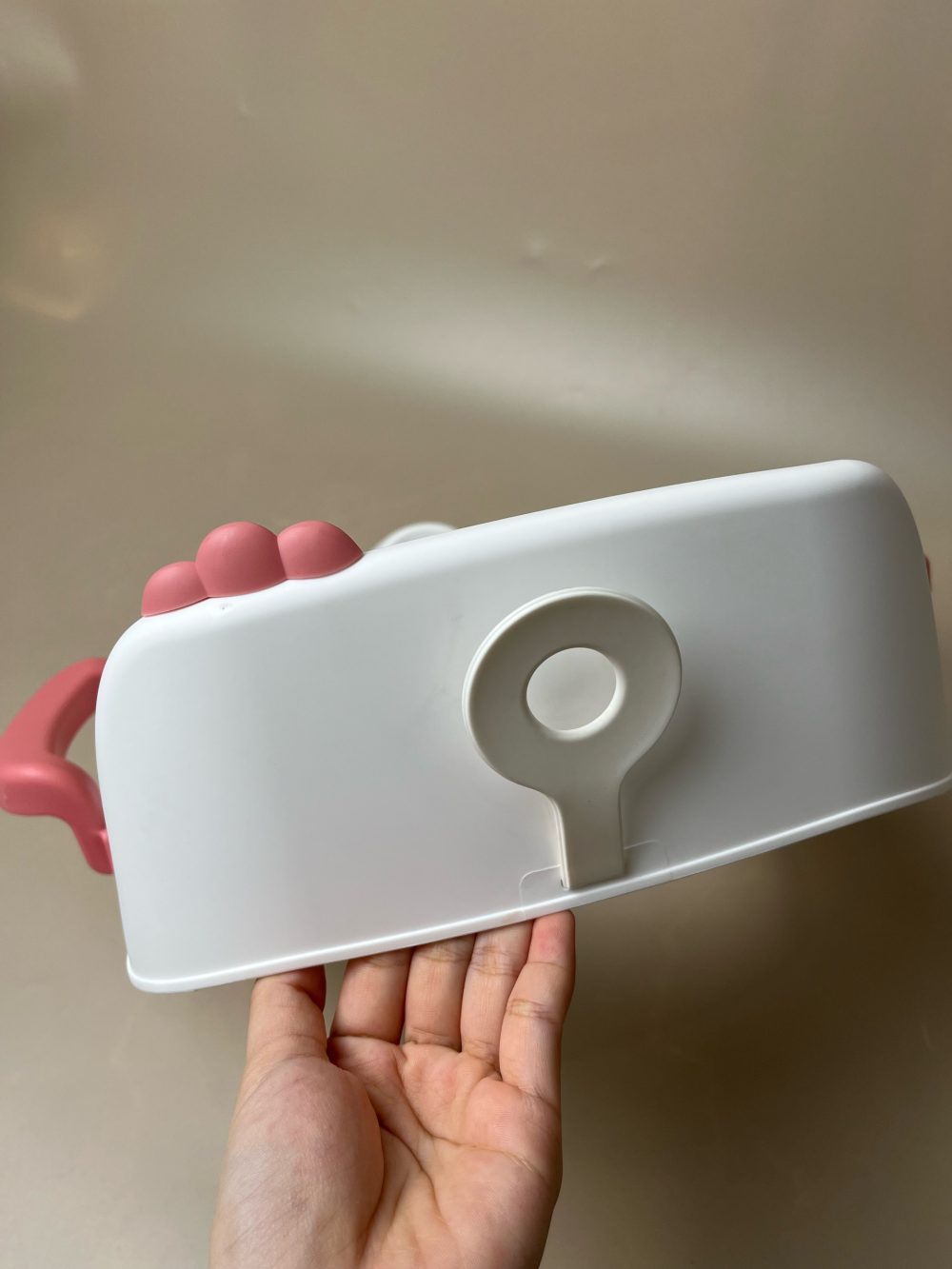 Bệ thu nhỏ đi vệ sinh cho bé Munie hình chú vịt màu hồng ( size: 10m+) - Ảnh 10