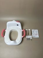 Bệ thu nhỏ đi vệ sinh cho bé Munie hình chú vịt màu hồng ( size: 10m+) - Ảnh 14