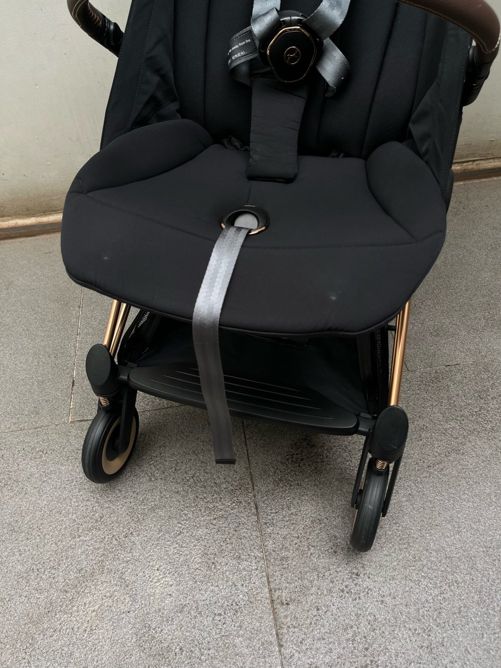 Xe đẩy Cybex Coya Rose Gold màu đen kèm bumper bar ( size: 0->4y, tối đa 22kg) - Ảnh 17