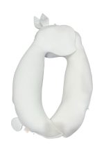 Gối thỏ Raras vải bamboo màu trắng ( size: 2m →2y)