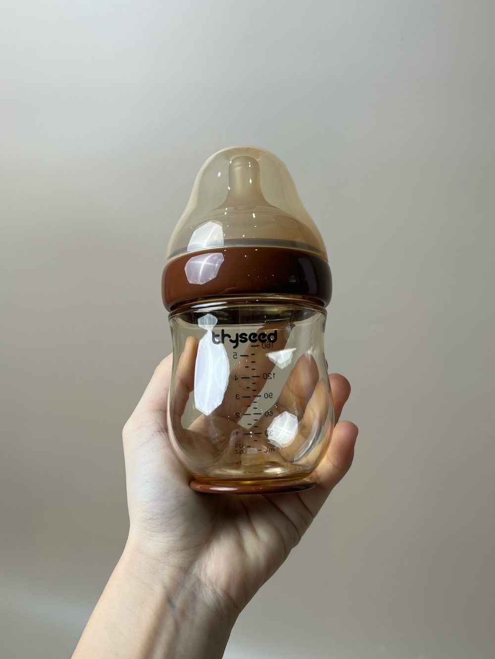 Bình sữa Thyseed PPSU cổ rộng 160ml (kèm núm ti size: 2->3m),full box - Ảnh 11