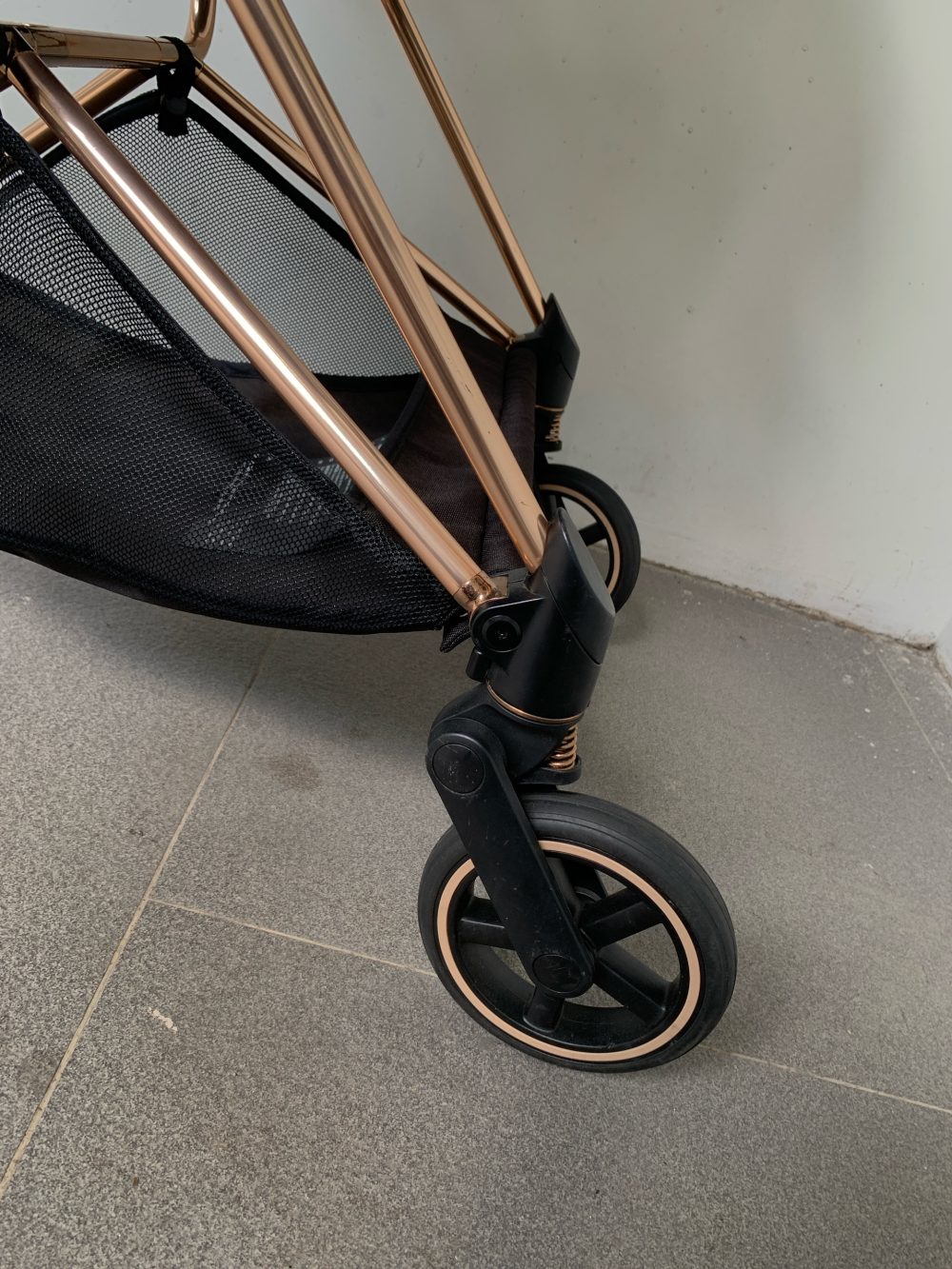 Xe đẩy Cybex Mios 2 màu xanh đen khung gold rose (sơ sinh-4y~22kg) - Ảnh 8