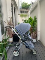 Xe đẩy Stokke Xplory màu xanh nhạt kèm màn chống muỗi (6m~36m) - Ảnh 13