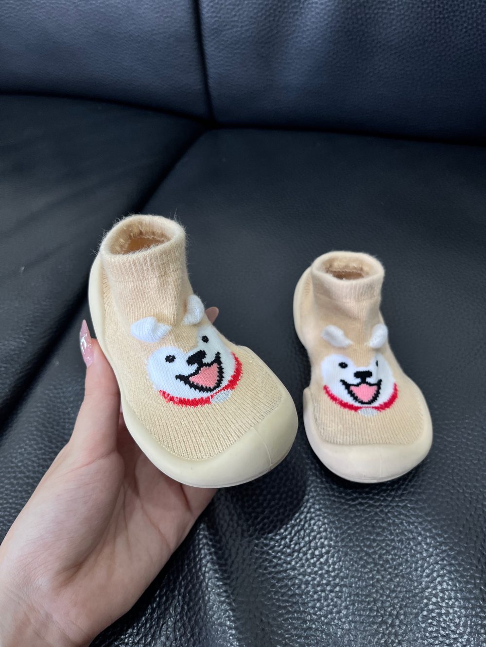 Giày tập đi Ggomoosin hình Shiba size 22.5~12.5cm - Ảnh 8