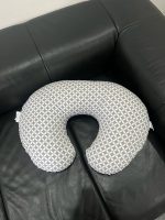 Gối cho bé bú Boppy Charcoal Geo Circles(còn túi đựng) - Ảnh 5