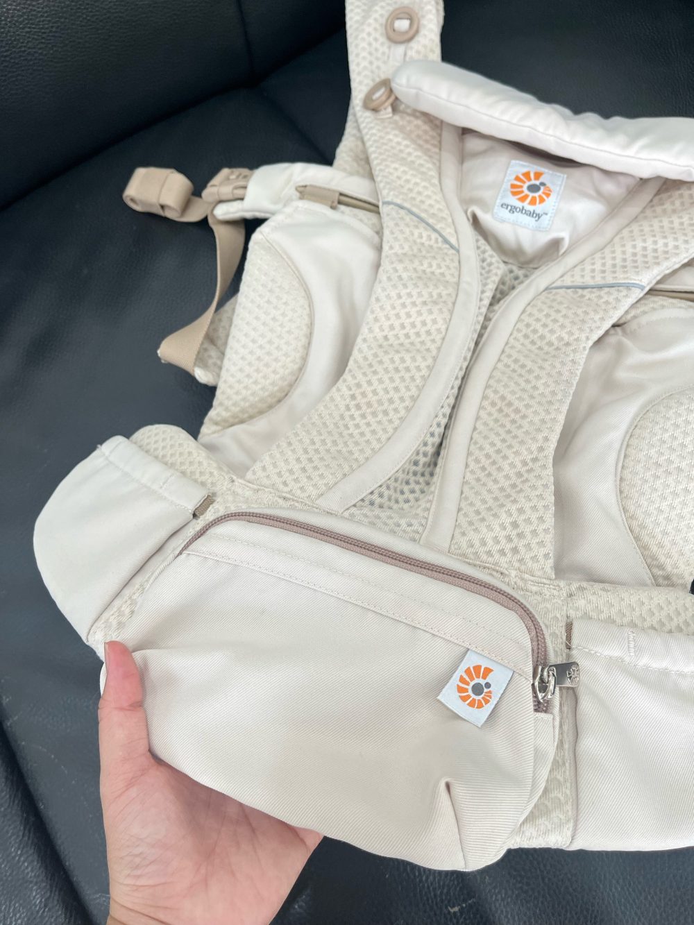 Địu Ergobaby Omni Breeze, Natural Beige( size: 3kg2→20kg~ 0→48m) - Ảnh 7