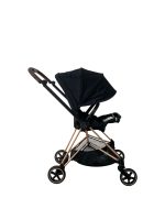 Xe đẩy Cybex Mios 2 màu xanh đen khung gold rose (sơ sinh-4y~22kg)