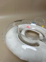 Phao tập bơi nâng cổ chống lật màu trắng hoạ tiết trái tim (size: M, 1->5y) - Ảnh 2