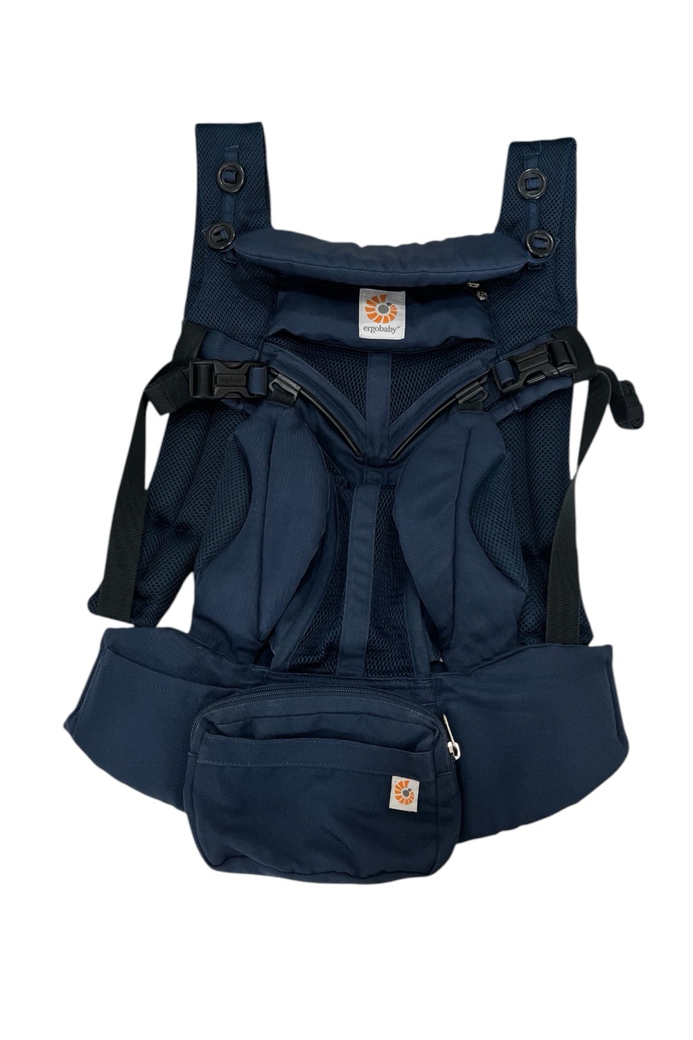 c200e0c914aa4c3fa6c9d917de25680d Địu Ergobaby Omni 360 Cool Air Mesh, Midnight Blue (size: 3kg2→20kg~ 0→48m) - Ảnh 1