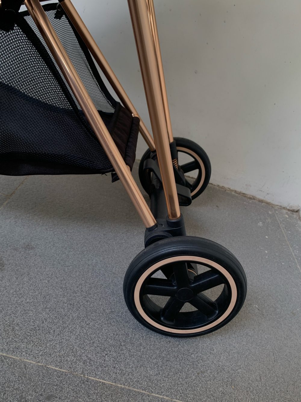Xe đẩy Cybex Mios 2 màu xanh đen khung gold rose (sơ sinh-4y~22kg) - Ảnh 23