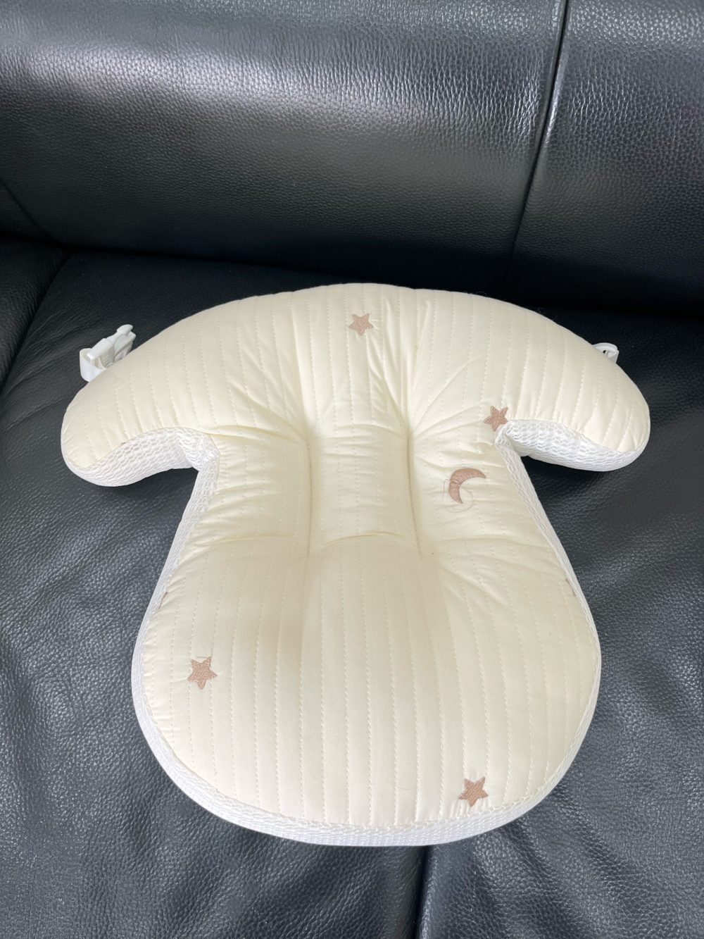 Gối cho con bú 2in1 Easy MOM kết hợp gối chống trào ngược màu be - Ảnh 5