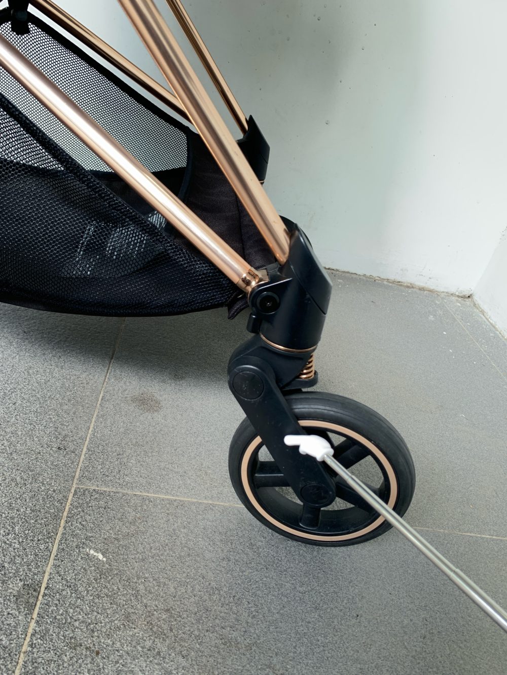 Xe đẩy Cybex Mios 2 màu xanh đen khung gold rose (sơ sinh-4y~22kg) - Ảnh 7
