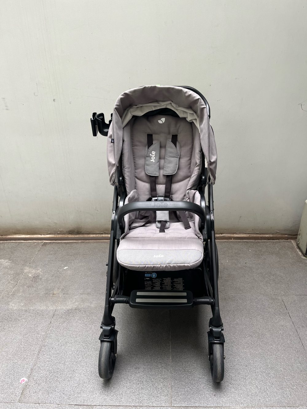 Xe đẩy Joie Chrome W/RC & ADPT màu Pebble (Size: 0->22kg) no box, full phụ kiện - Ảnh 21