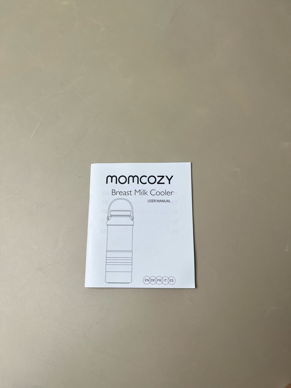 Bình trữ lạnh sữa Momcozy 22oz màu xanh ( full box) - Ảnh 12