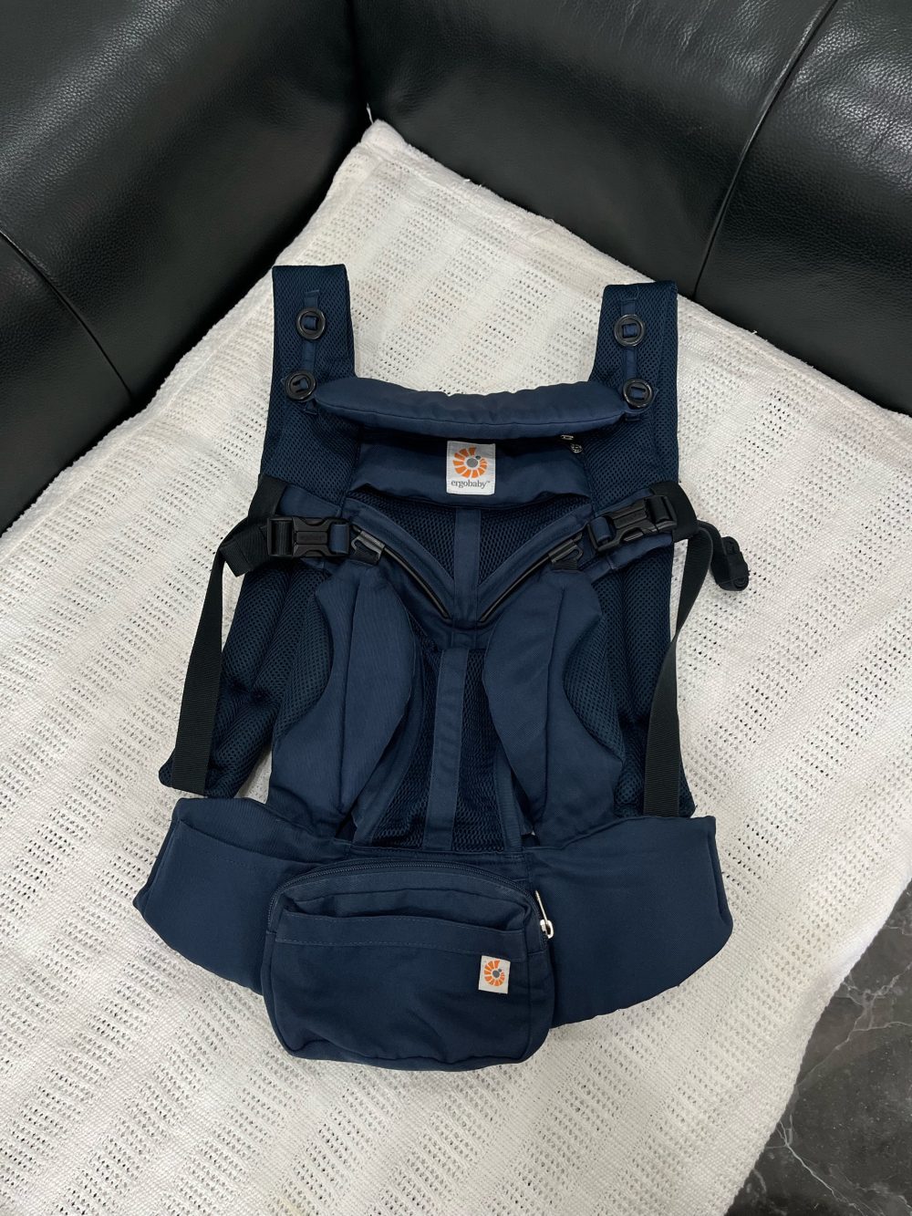 Địu Ergobaby Omni 360 Cool Air Mesh, Midnight Blue (size: 3kg2→20kg~ 0→48m) - Ảnh 10