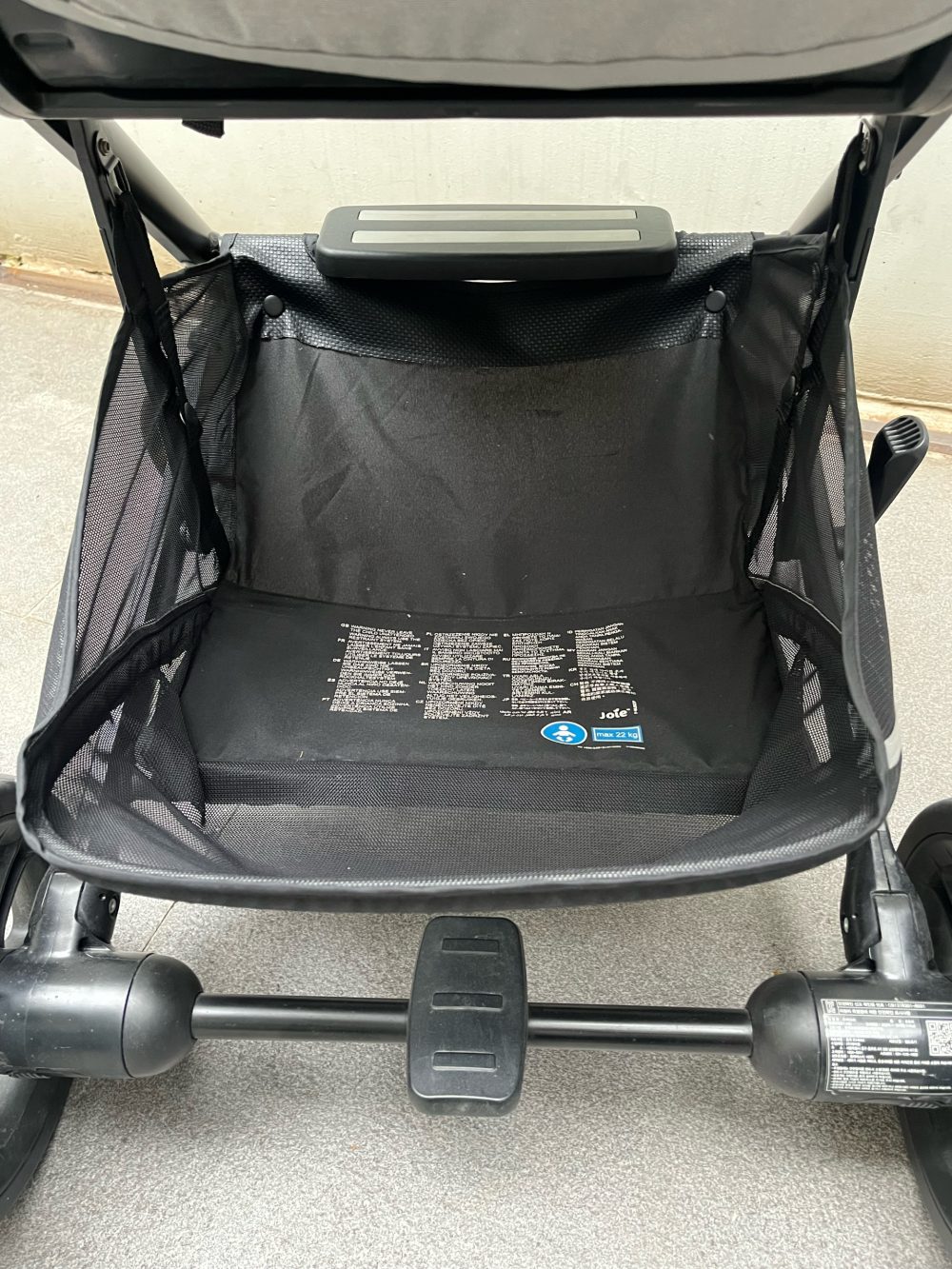 Xe đẩy Joie Chrome W/RC & ADPT màu Pebble (Size: 0->22kg) no box, full phụ kiện - Ảnh 5