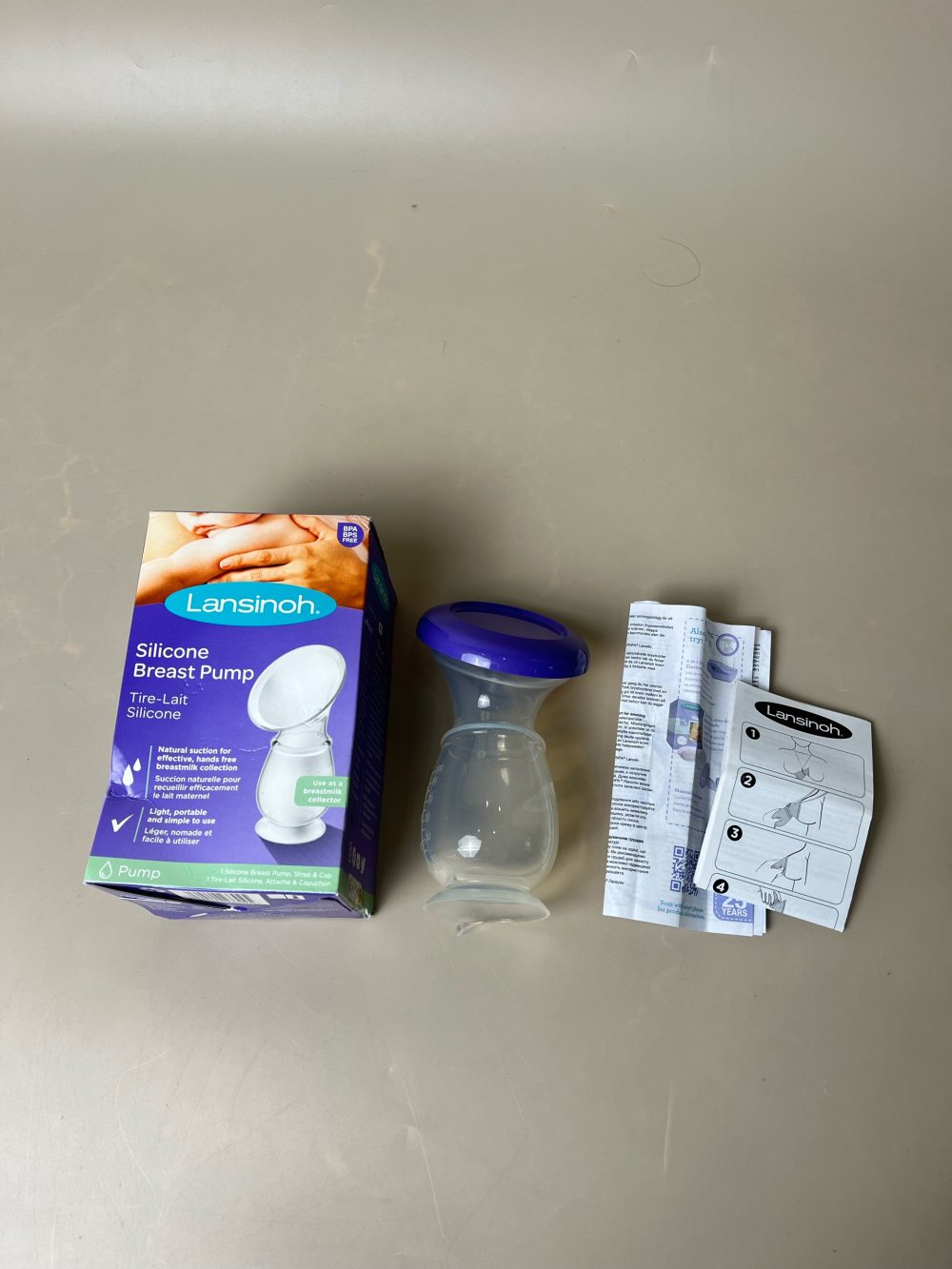Cốc hứng sữa silicone Lansinoh 100ml (full box) - Ảnh 10