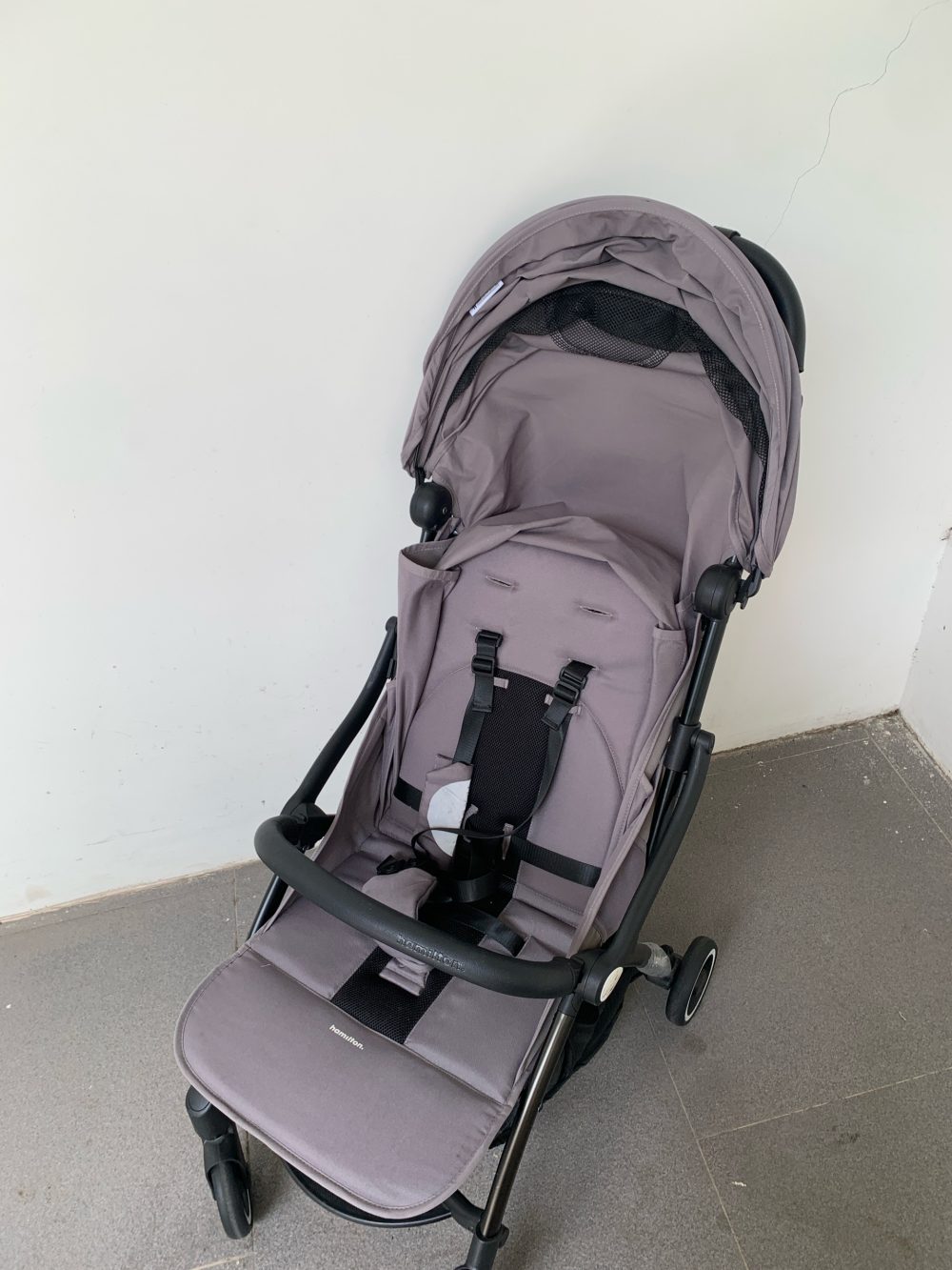 Xe đẩy Hamilton X1 Plus màu xám ánh rêu ( sơ sinh-4y~22kg) - Ảnh 12