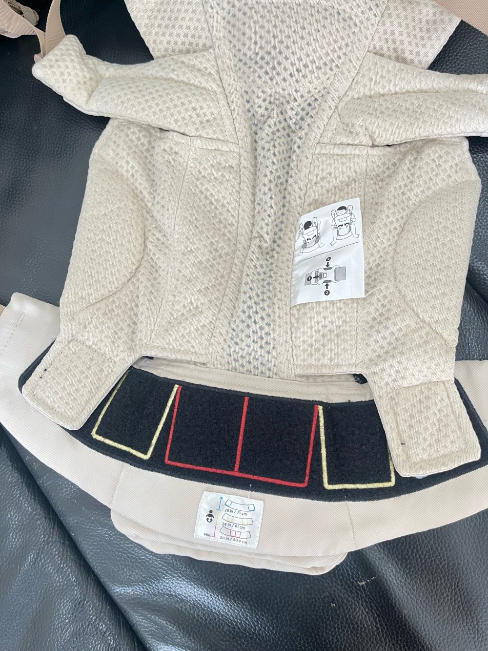 Địu Ergobaby Omni Breeze, Natural Beige( size: 3kg2→20kg~ 0→48m) - Ảnh 3