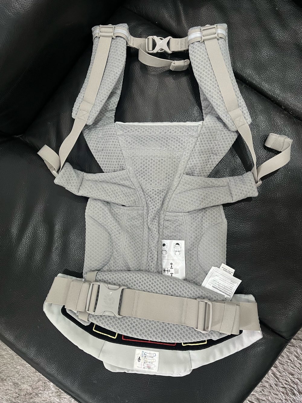 Địu Ergobaby Omni breeze, Pearl Grey (size 3kg2→20kg~0m → 48m) - Ảnh 11