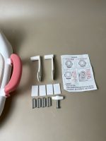 Bệ thu nhỏ đi vệ sinh cho bé Munie hình chú vịt màu hồng ( size: 10m+) - Ảnh 16