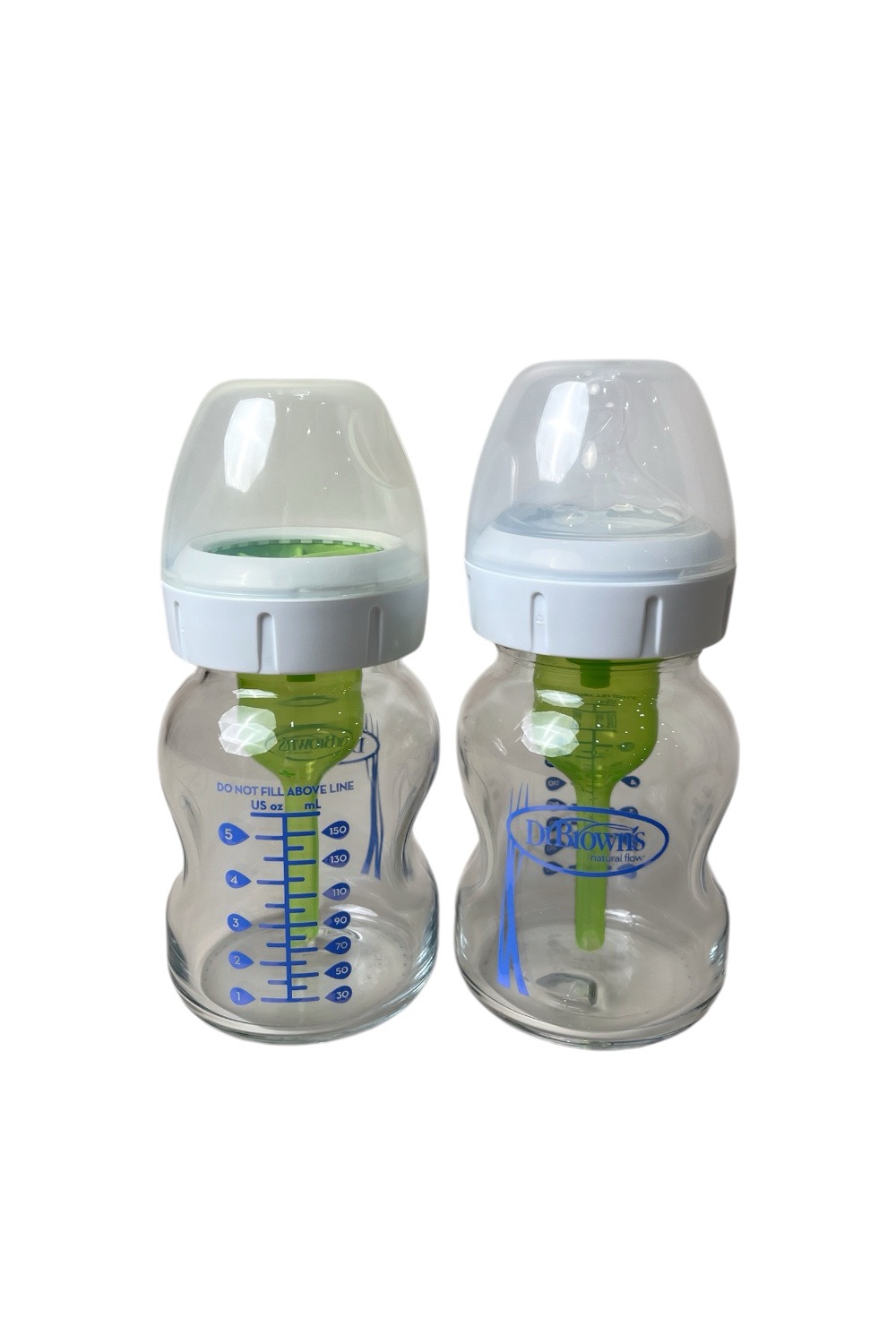 d7fdeb5349b34a7cbbd25fb65097b52f Bình sữa Dr. Browns cổ rộng thuỷ tinh 150ml ( kèm núm số 1 ) & tặng kèm 1 bình ko núm - Ảnh 1