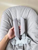 Nôi gắn ghế ăn dặm Stokke Tripp Trapp Newborn Set sinh màu xám (size 0→6m, tối đa 9kg) - Ảnh 8
